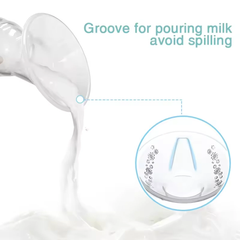 Luxe Silicone Breast Pump for Breastfeeding Moms – 100ml, BPA-Free, Wide Mouth Design