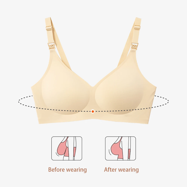 Luxury Comfort Nursing Bra - Adjustable Support for Maternity & Beyond