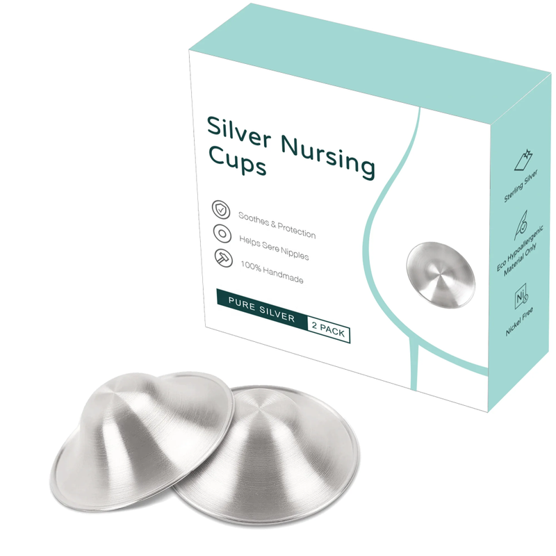 "Pure 925 Silver Nipple Care Shields: Ultimate Soothing Protection!" 🛡️🍒✨